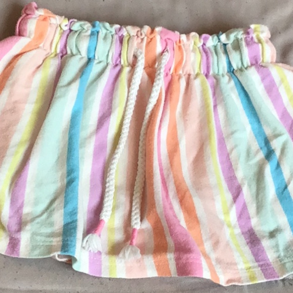 Colorful Striped Kids Shorts